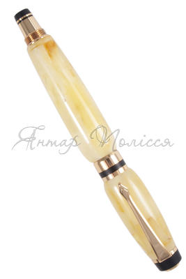 Pen decorated with amber SUV000977-001