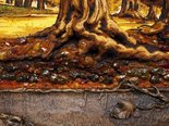 Об'ємний пейзаж в декоративній рамі «Тевтобурзький ліс» (Іван Шишкін)