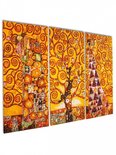 Triptych “Waiting - Tree of Life - Accomplishment” (Gustav Klimt)