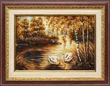 Landscape “Swans on the Lake”