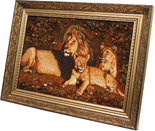 Panel "Lion Family"