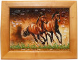 Panel "Running horses"