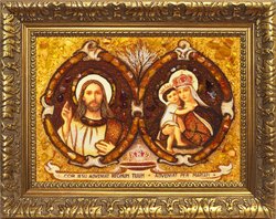 Icon of the Blessed Virgin Mary and Jesus Christ