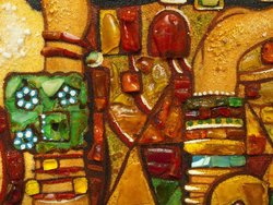 Panel “Waiting” (Gustav Klimt, fragment)