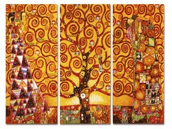 Triptych “Waiting - Tree of Life - Accomplishment” (Gustav Klimt)