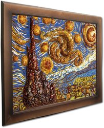 Объемное панно «Звёздная ночь» (Винсент ван Гог)