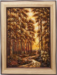 Landscape “Evening in a pine forest” (Ivan Shishkin)
