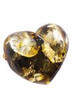 Amber brooch “Heart”