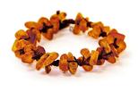 Braided bracelet with amber
