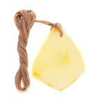 Light polished amber pendant (medicinal)