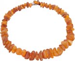Beads made of polished amber stones (medicinal)