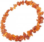 Braided amber beads