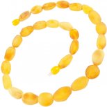 Beads made of light polished amber “Grapes”