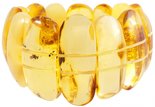 Amber bracelet made of honey-colored stones