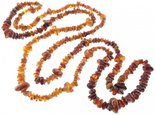 Beads-string made of amber stones