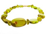 Amber bead necklace Нп-86