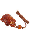 Dark amber pendant “Turtle”