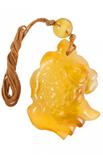Amber pendant "Goldfish"