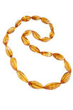 Beads made of translucent amber