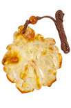 Amber pendant on a cord “Butterfly”