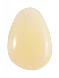 Amber polished pendant "Dewdrop"