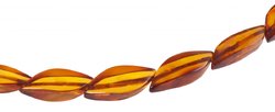 Beads “Amber leaves”