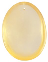 Polished amber pendant “Gem”