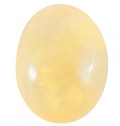 Polished amber pendant “Gem”