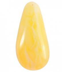 Polished amber pendant “Print”