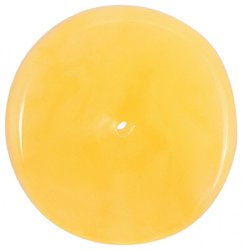Polished amber pendant “Sun”