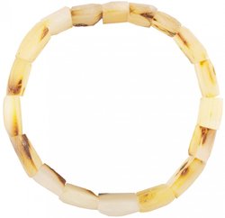 Bracelet made of polished amber plates (medicinal)