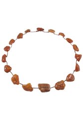 Beads-string made of dark amber stones