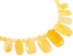 Light amber necklace