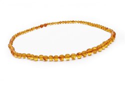 Beads made from small amber balls