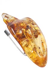 Amber brooch “Flame”