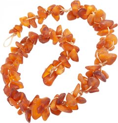 Braided amber beads
