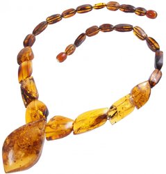 Amber beads “Caprice”