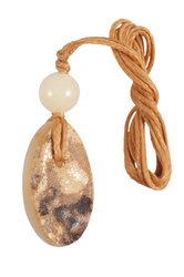 Drop-shaped amber pendant