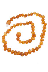 Children's beads made of amber stones