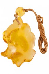 Amber pendant "Goldfish"