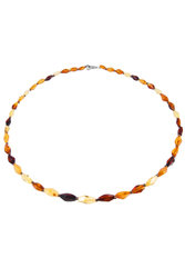 Amber bead necklace NP175-001