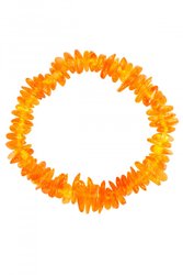 Children's bracelet made of polished amber stones