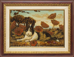 Panel “Hare in poppies”