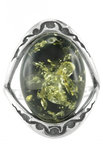 Кольцо с камнем янтаря «Миранда»