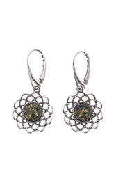 Silver earrings "Rhine"