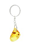 Keychain with translucent amber
