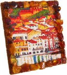 Souvenir magnet “Malcesine Castle on Lake Garda” (Gustav Klimt)