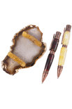 Pen decorated with amber SUV000983-001