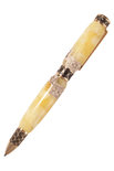 Янтарная шариковая ручка с рогом оленя «Узор»