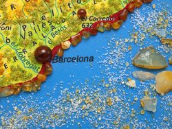 "Map: Autonomous Region of Catalonia (Spain)"